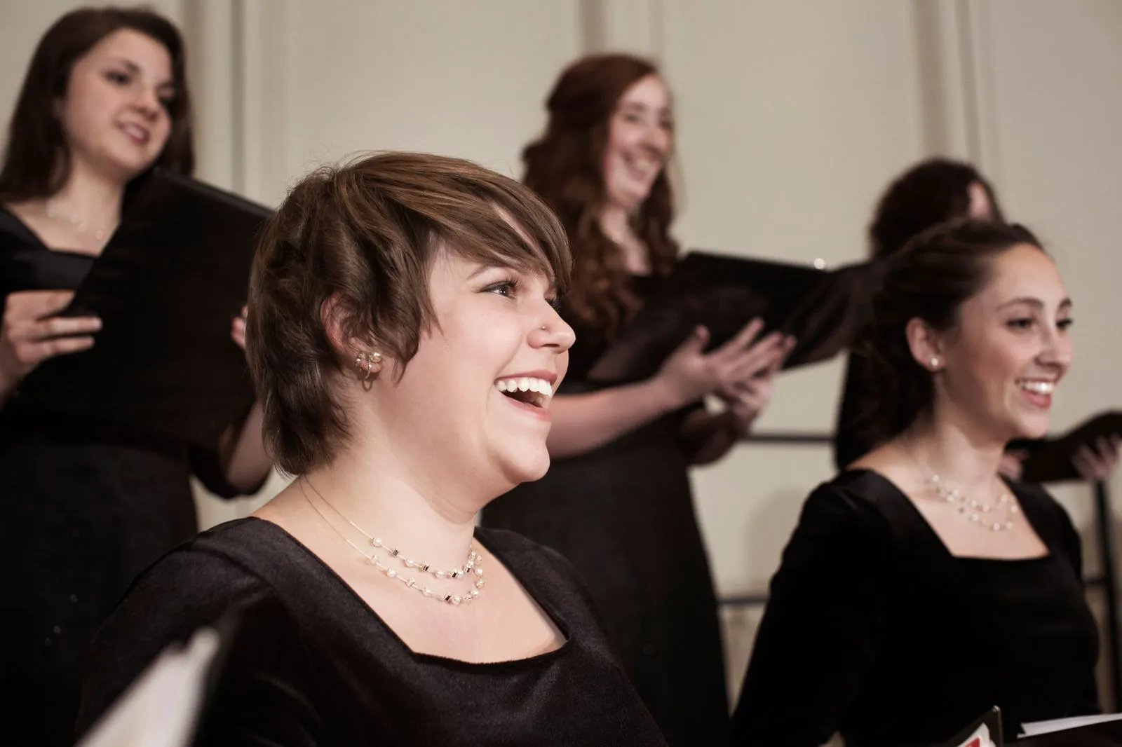 choir performing on stage
