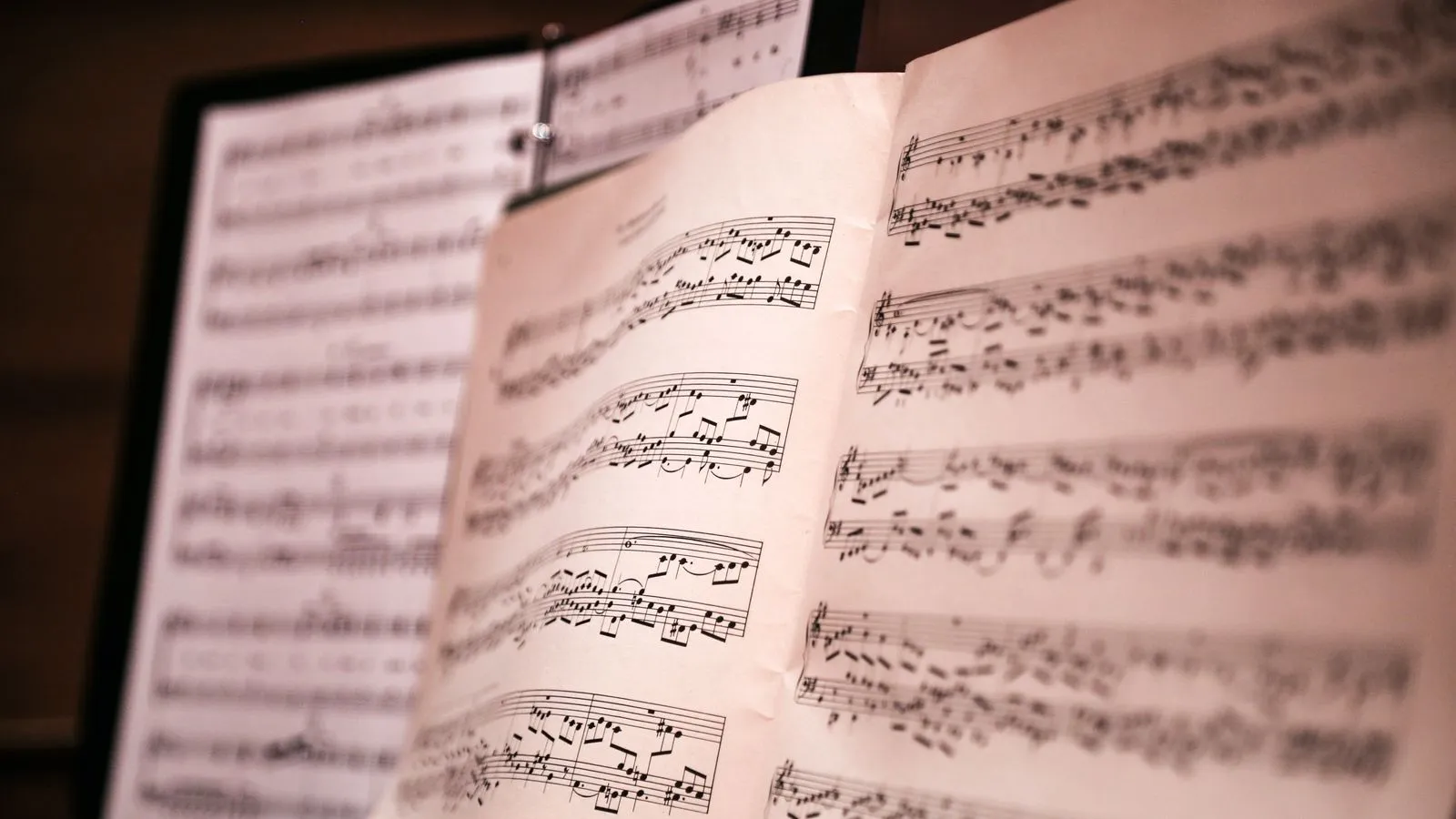 Sheet music of a classical piece